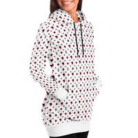 TL MONOGRAM LONGLINE HOODIE