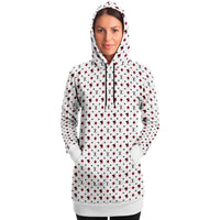 TL MONOGRAM LONGLINE HOODIE