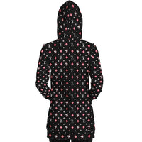 TL MONOGRAM LONGLINE HOODIE