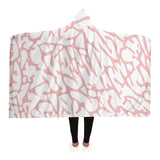 ELEPHANT PRINT HOODED BLANKET