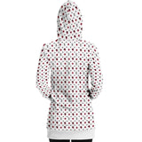 TL MONOGRAM LONGLINE HOODIE