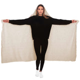 ELEPHANT PRINT HOODED BLANKET
